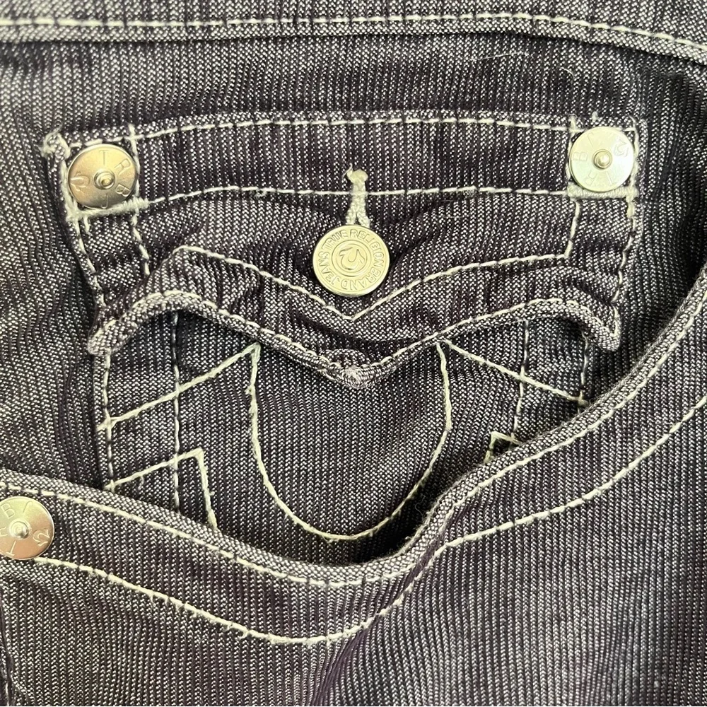 Men’s True Religion‎ Baggy Ribbed Straight Leg Pants Size 90’s Y2K Look 36 X 33